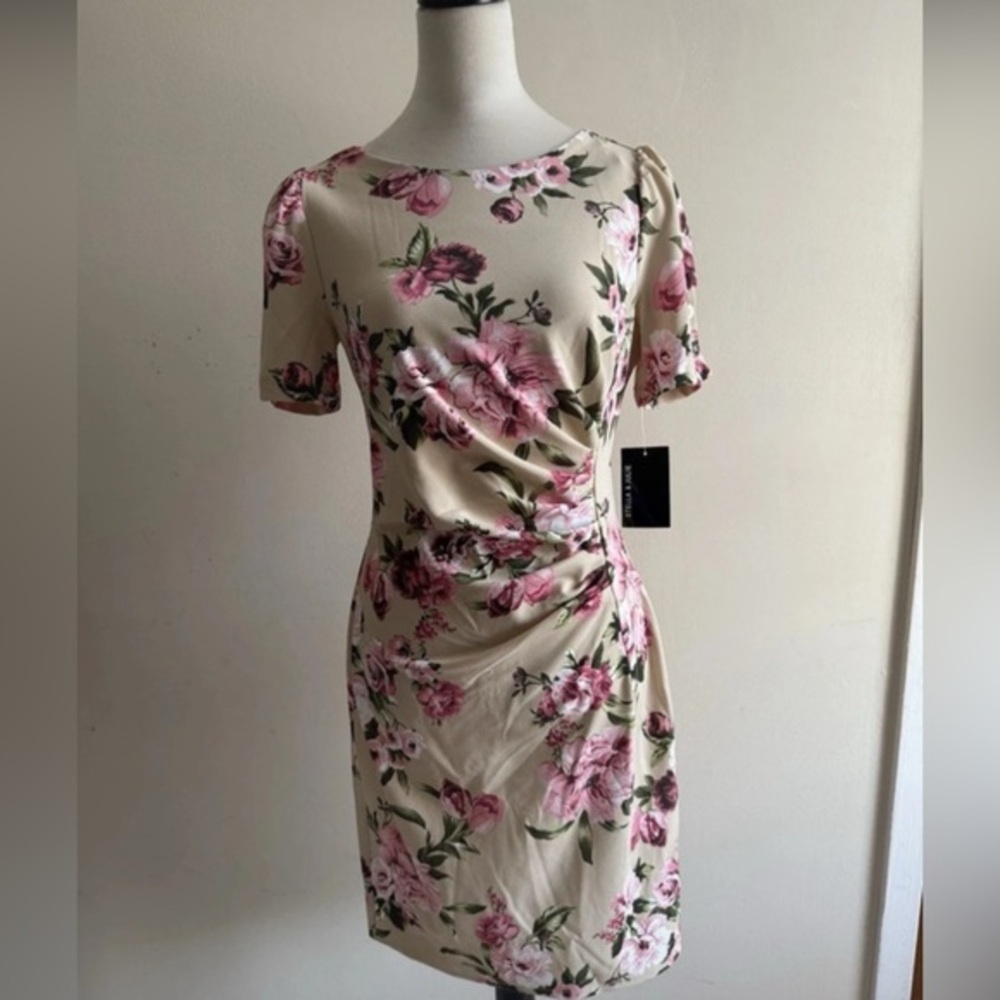 Stella & Julie Women's Floral Print Midi Dress